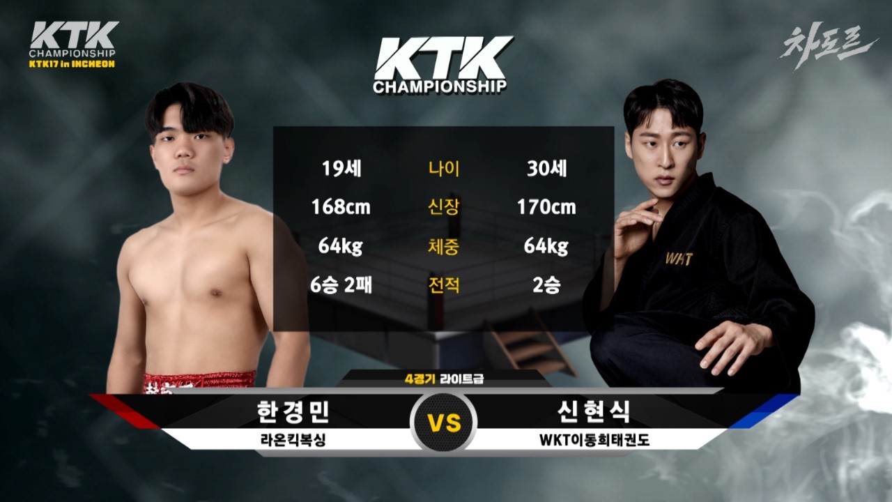 [풀 경기] 이게 태권도라고..!!? 킥복싱 대회를 습격한 실전 태권도 고수 #KTK17