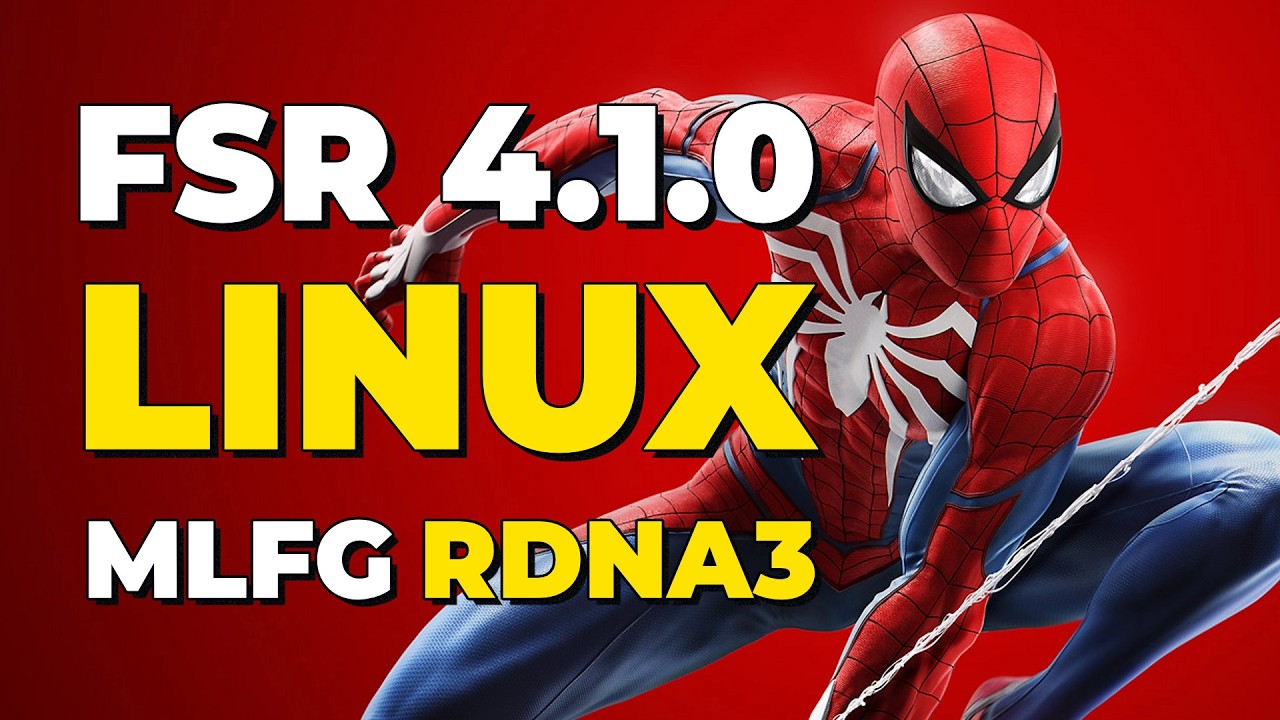 FSR 4.1.0 + MLFG on RDNA3 in Marvel's Spider-Man (Linux)