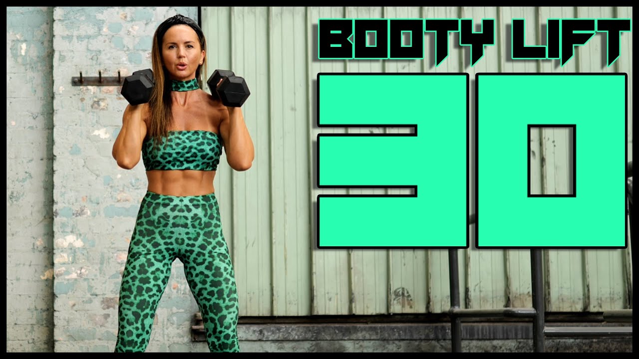 30 MIN FULL BODY Build and Burn HIIT Workout with weights, dumbbells - build strength, burn fat