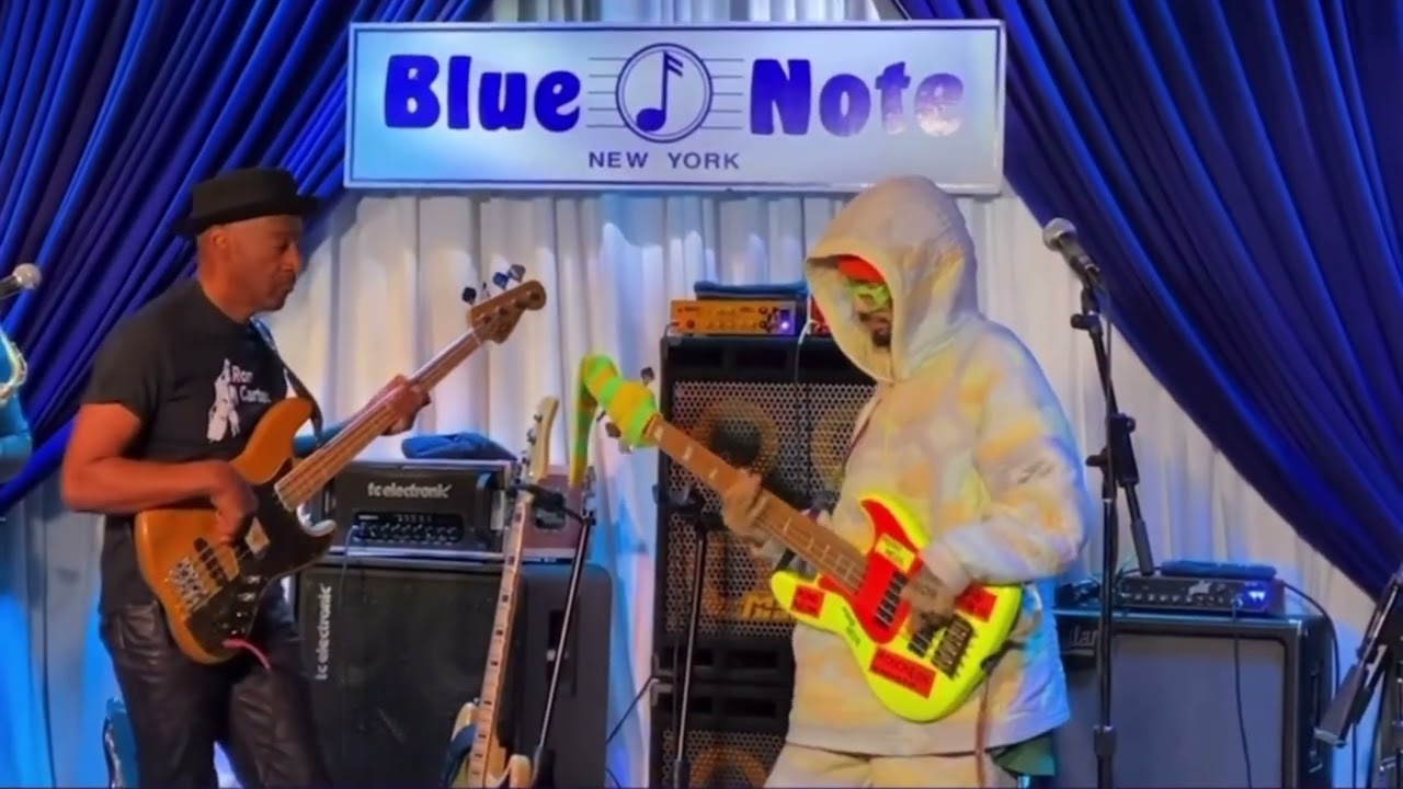 Stank in New York.. derrick hodge, marcus miller, mononeon, victor wooten