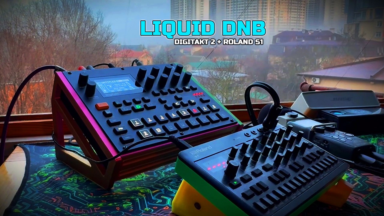 Liquid DnB Live Session 🎛️3 Tracks · Hardware Performance