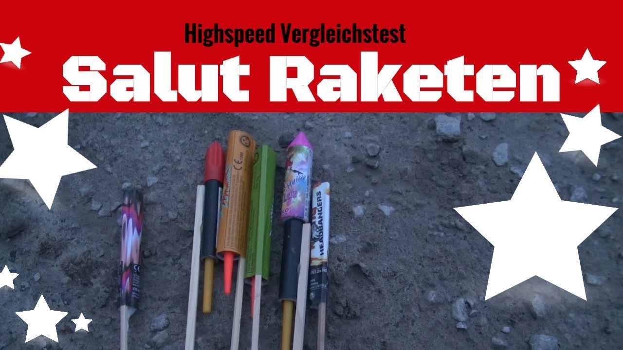 GENIALE SALUT RAKETEN - VERGLEICHSTEST mit FUNKE