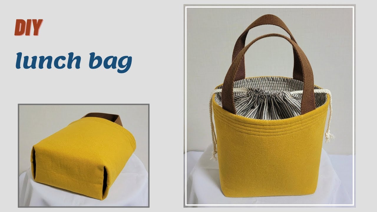 DIY  도시락 가방 만들기/Making Lunch Bag/손가방/ Ecobag/에코백/Hand Bag/핸드백/작은 가방/Mini Bag