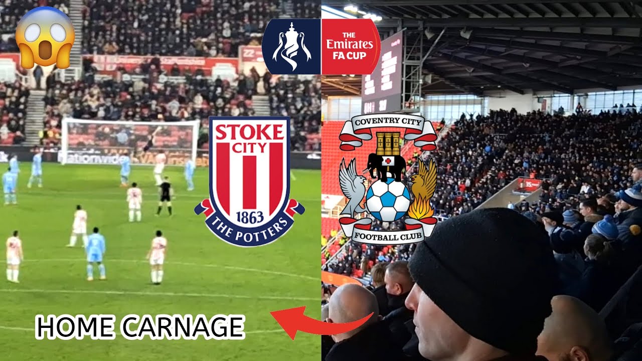 LATE WONDER GOAL & 5000 SKY BLUE FANS | Stoke VS Coventry