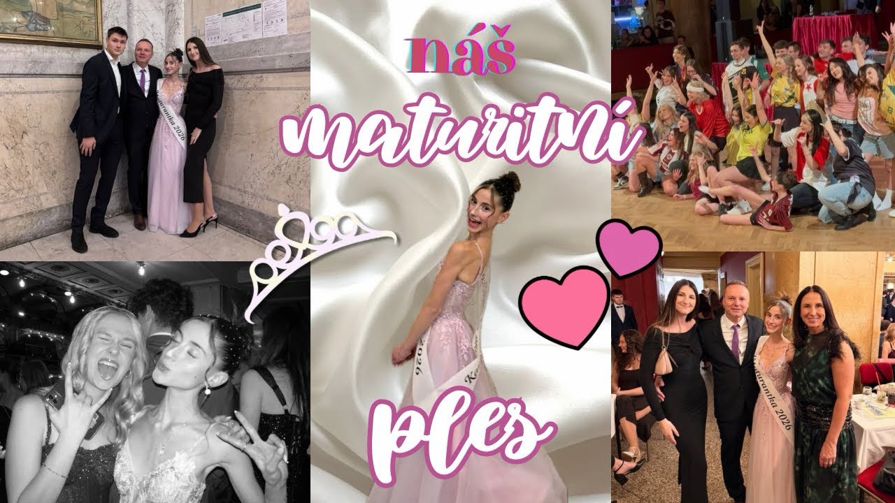 NÁŠ MATURITNÍ PLES🩷✨/přípravy, kamarádi, půlnočko, imatrikulace, afterparty, rodinka