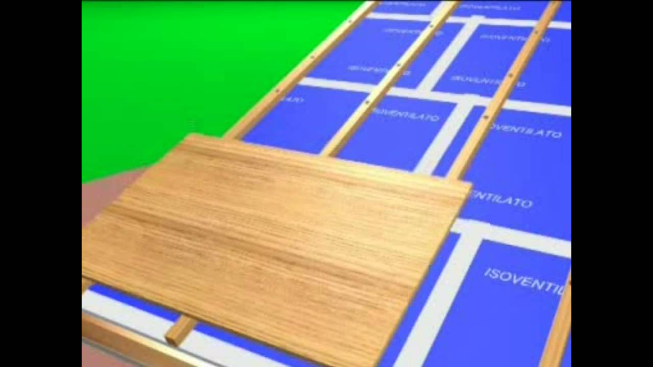 Copertura Ventilata con sistema di posa Stiferite Isoventilato