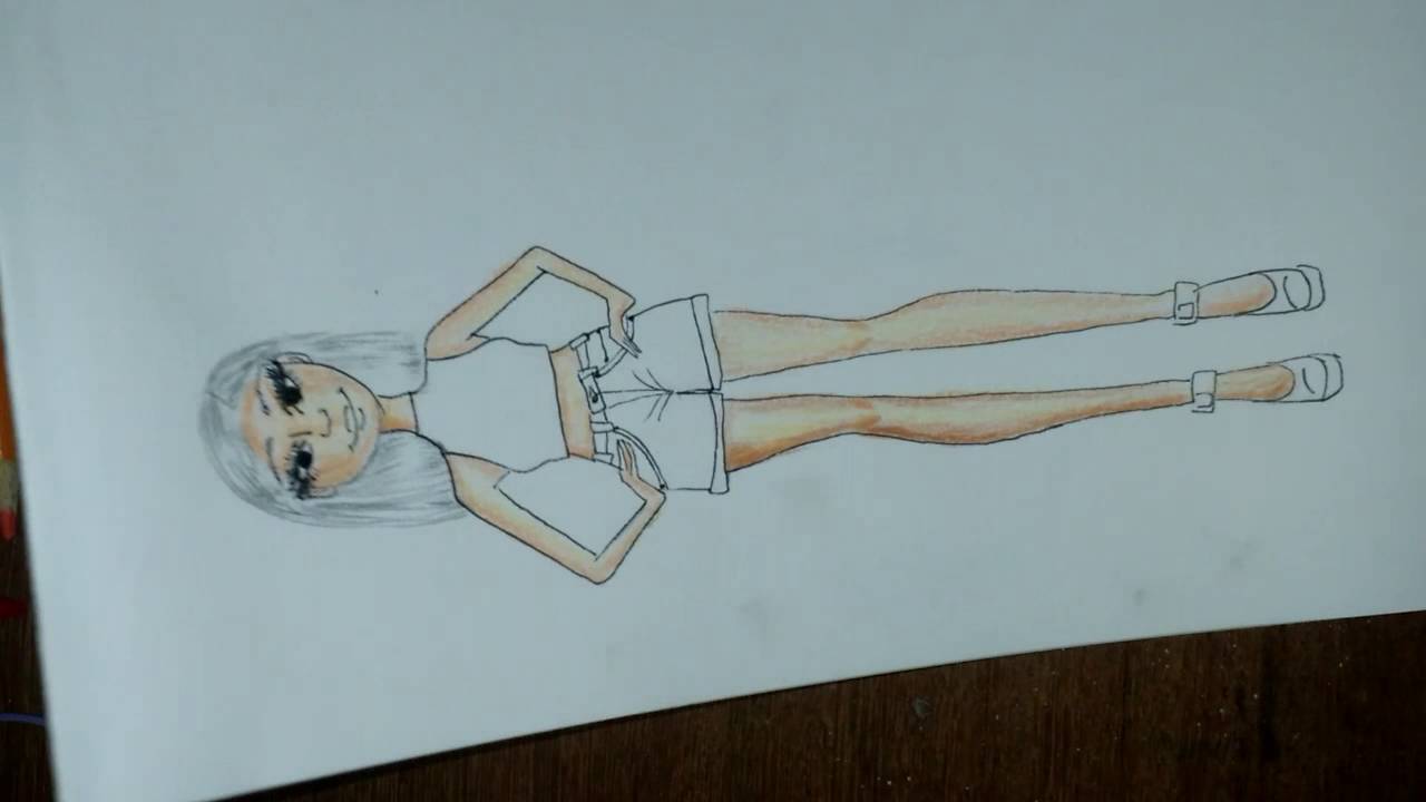 Desenho de moda/Pele😜😶😊