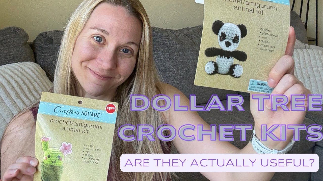 Trying Out A Dollar Tree Crochet Kit ✨ Is It Legitimate For Only. $1.25?