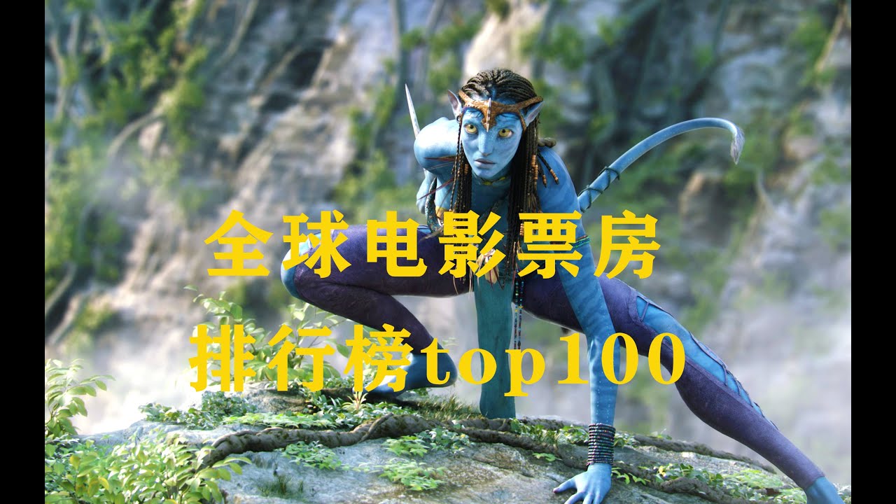全球影史票房排行榜top100 。Global box office ranking in film history top100。