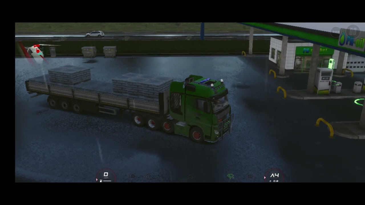 Mengemudi di  truckers off europa, 