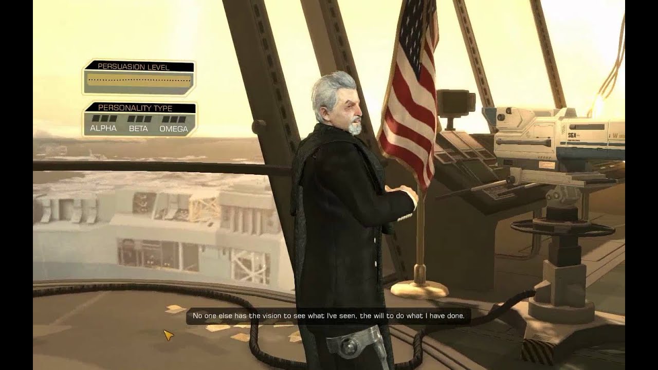 Deus Ex Human Revolution: Last dialogue with Hugh Darrow