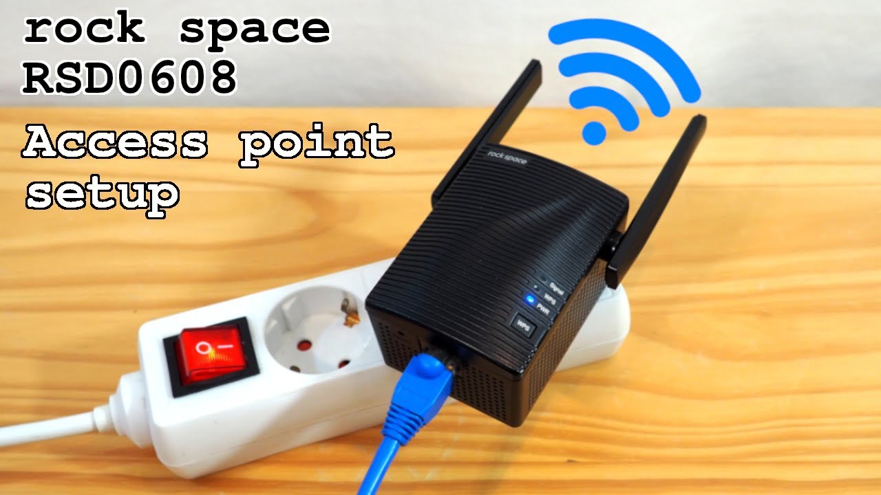 Rock Space RSD0608 Wi-Fi extender Dual Band • Access Point mode setup and test