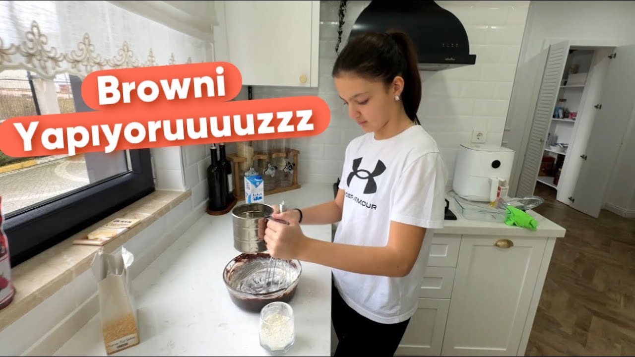 MASAL İLE TATİLDE BROWNİ YAPTIK / Bu sefer becerebildik mi?