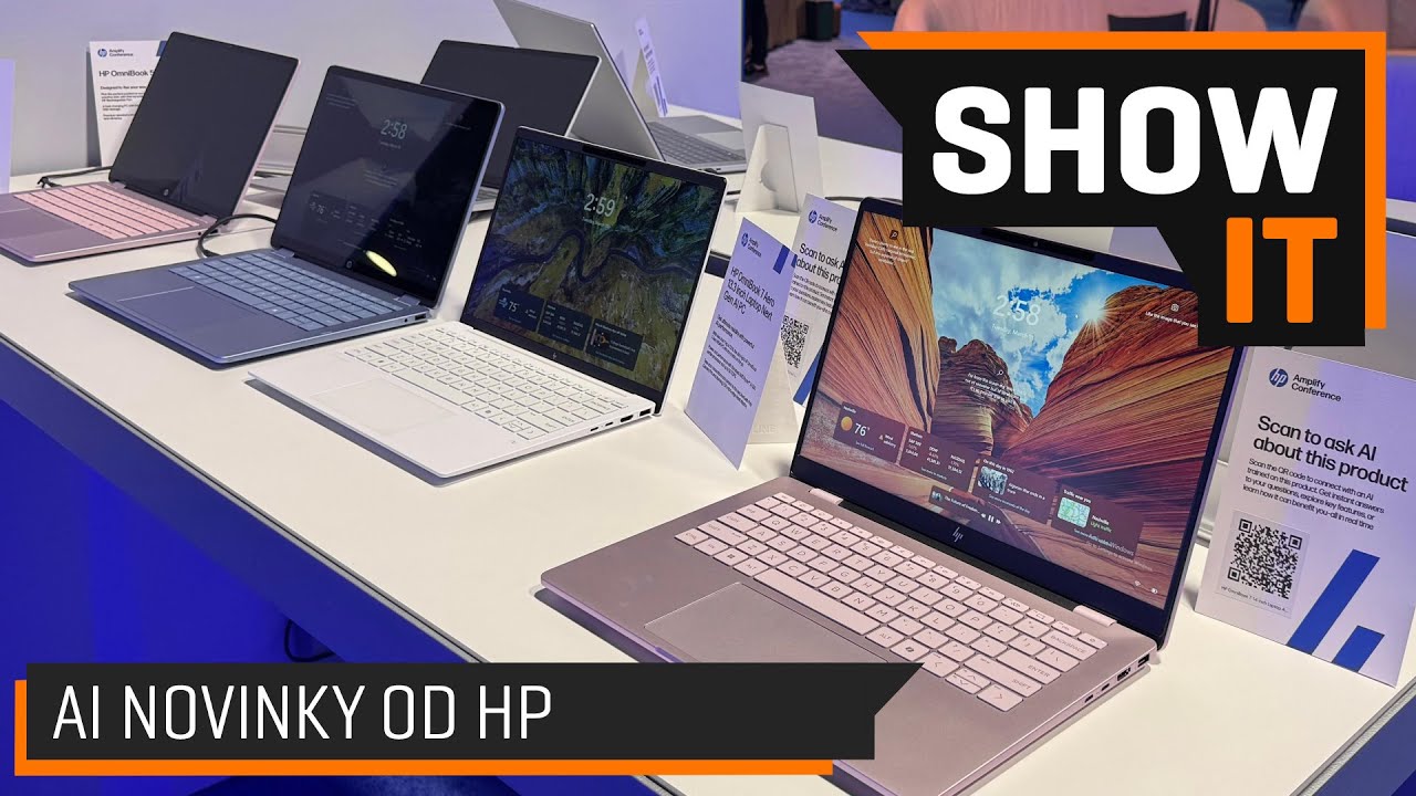 Nové HP notebooky pre rok 2025 a využitie AI aj v tlačiarňach