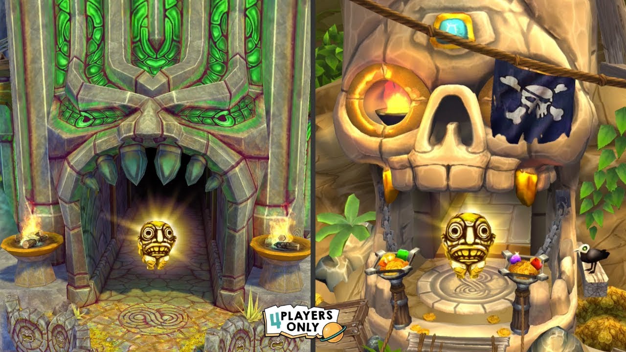 Temple Run 2: [BRUCE LEE, SKY SUMMIT Map] Vs [JEAN BENITEZ, PIRATE COVE Map]