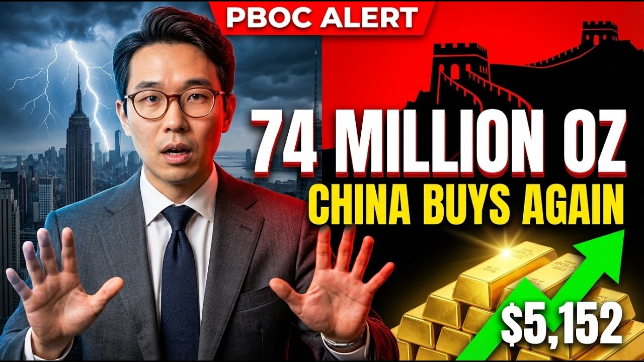 SHOCKING: Gold +$66 to $5,152 — China PBOC Buys More (74M oz) Today