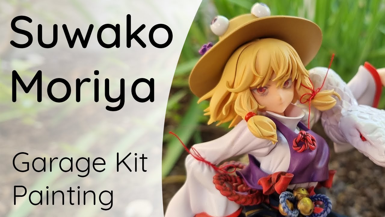 I Tried Painting a Figure of Moriya Suwako from Touhou