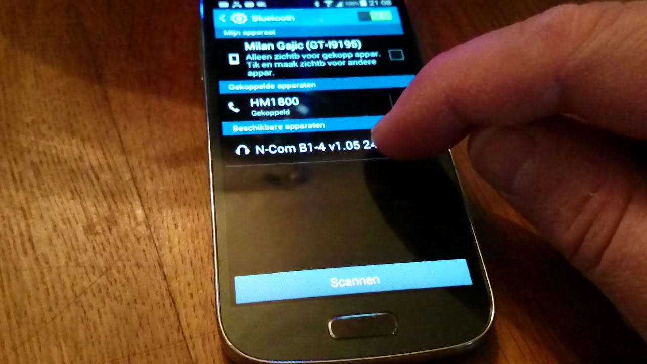 Connecting Nolan N-Com B2 set to an Android phone