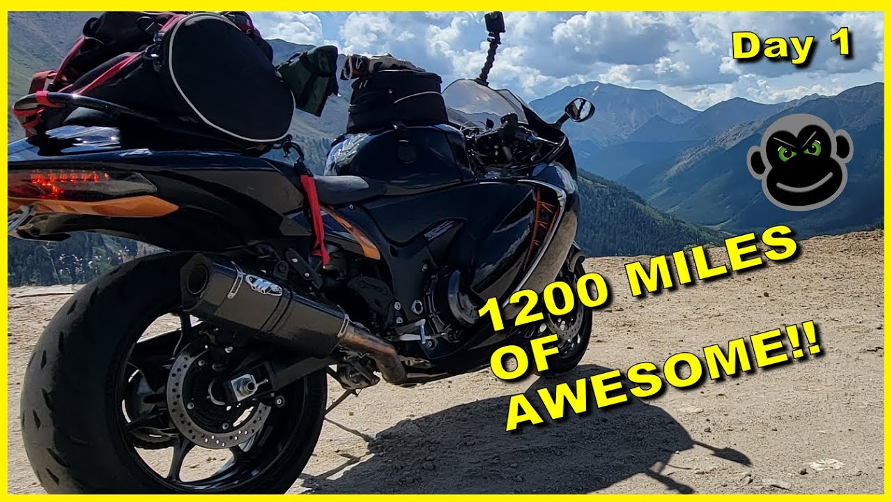 Day 1 | 2022 Hayabusa Sport Bike Road Trip | 1200 Miles Northwest Colorado and Utah