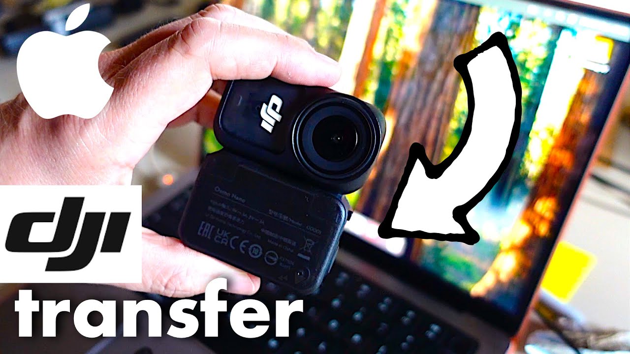 DJI NANO: how to transfer video files to MACBOOK