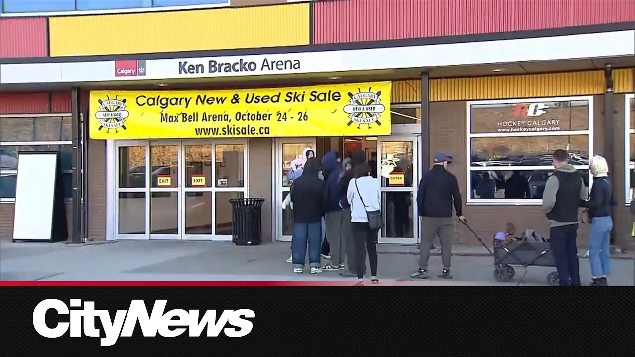 Calgarians flock to Max Bell Centre for 63rd annual new and used ski sale