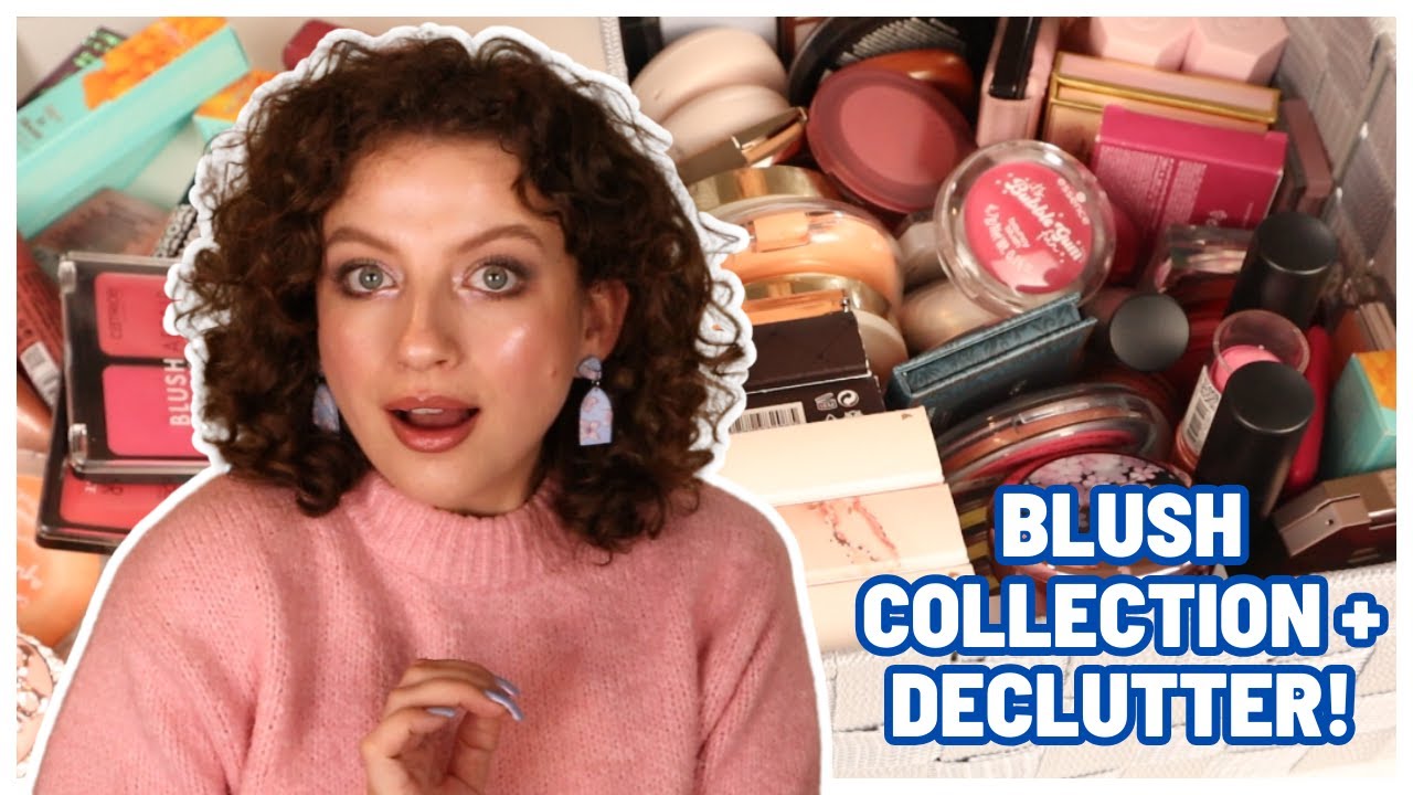 MAKEUP COLLECTION + DECLUTTER 2024 / MY HUGE BLUSH COLLECTION!