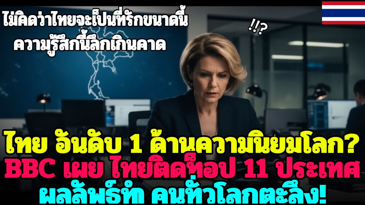 ประเทศที่โลกโหวตว่ามีเสน่ห์อันดับ 1 ❤️คือประเทศไทย! ผลลัพธ์ชวนตะลึง!💥