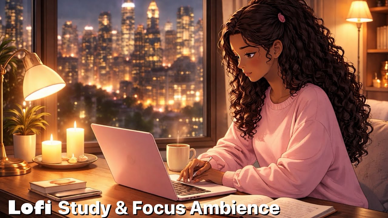Lofi Study & Focus Ambience| 2hours long | Instrumental 