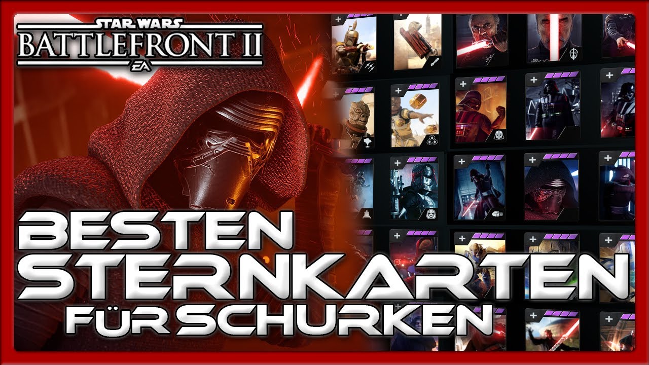 DIE BESTEN STERNKARTEN FÜR ALLE SCHURKEN IN JEDEM MODUS! Tipps und Tricks - Star Wars Battlefront 2