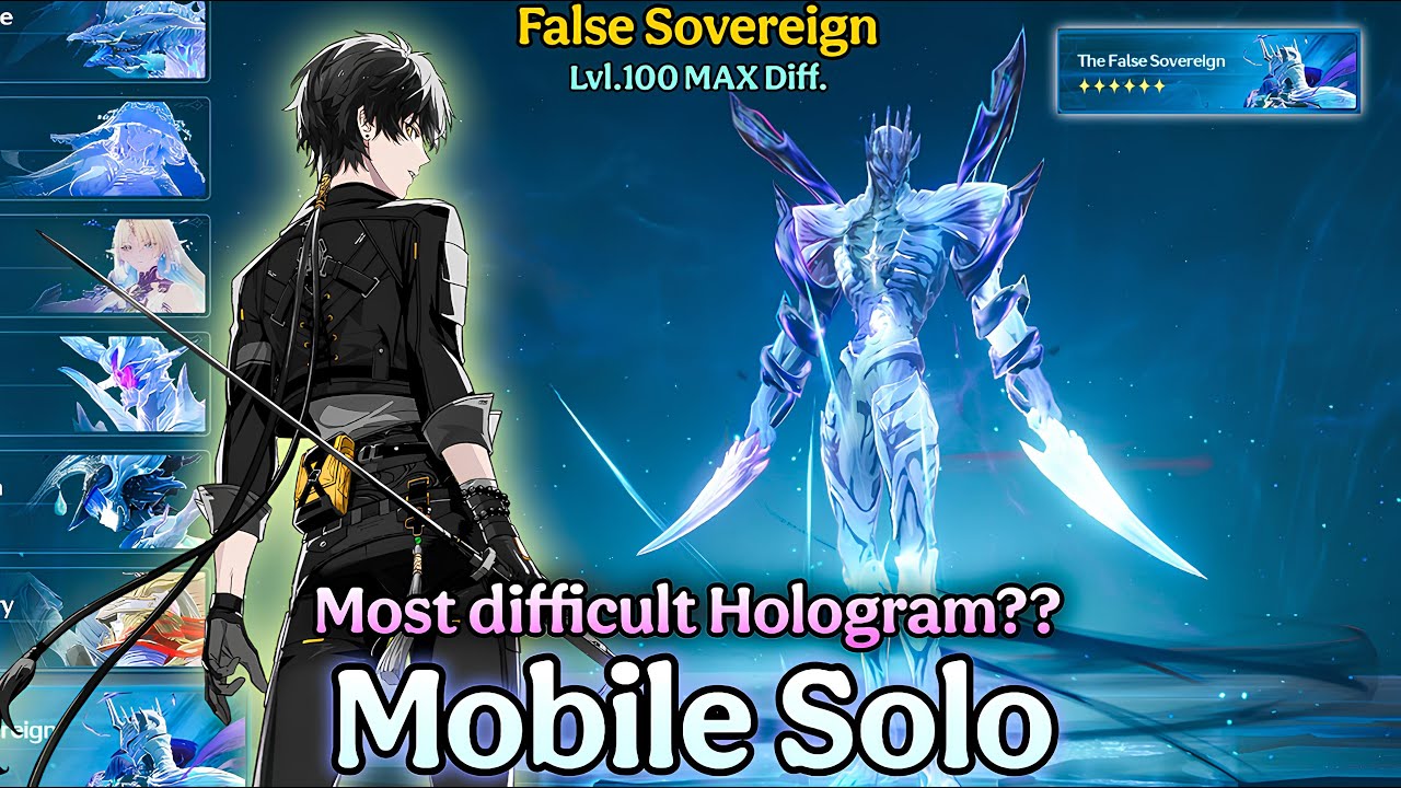 Kuro Released Anti-Danjin Holo. So I used Rover - Sp.Rover solo vs false sovereign in Mobile Lvl.100