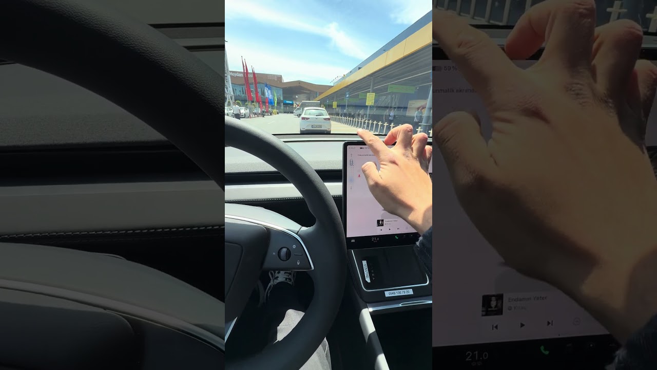 Yeni TESLA MODEL Y 2925 ilk karşılaşma ekrandan vites değiştirmek mi ?