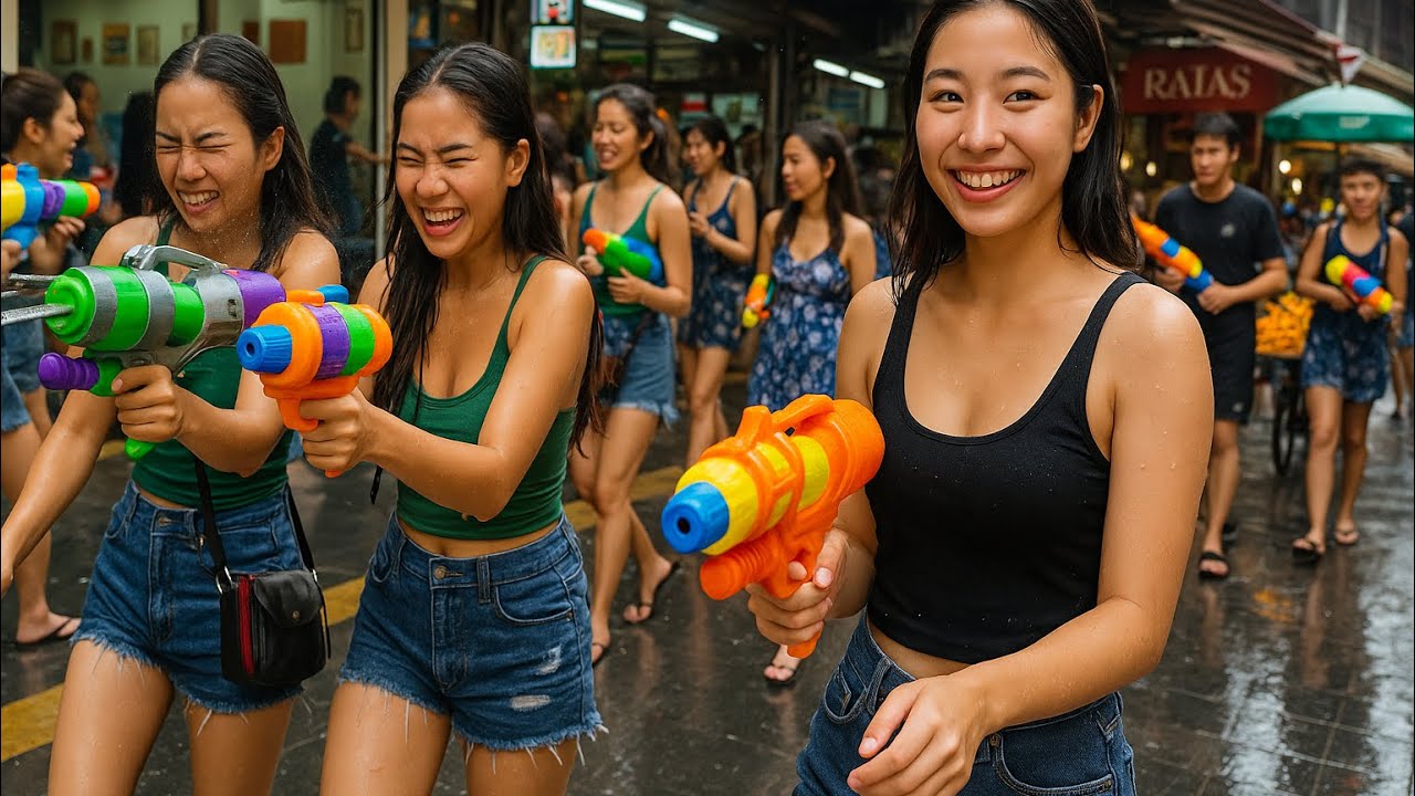 Bangkok Songkran 2025 - The CRAZIEST Water Festival Ever! 🌊🔥