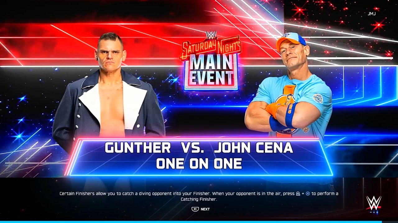 #1 WWE 2K25 - John Cena vs Gunther Full Match | John Cena Last Match vs Gunther | Thank You Cena