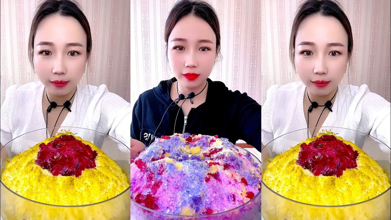 ASMR SHAVED ICE EATING QIAN