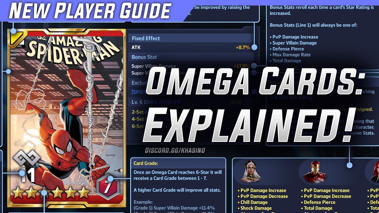 Omega Cards: Explained! - MARVEL Future Revolution - MFR