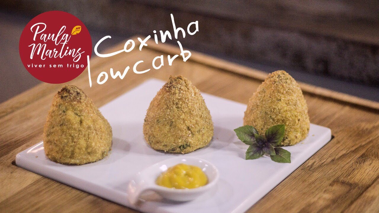 Coxinha Low Carb Assada – Receita Sem Glúten, Sem Fritura e Rica em Proteína!