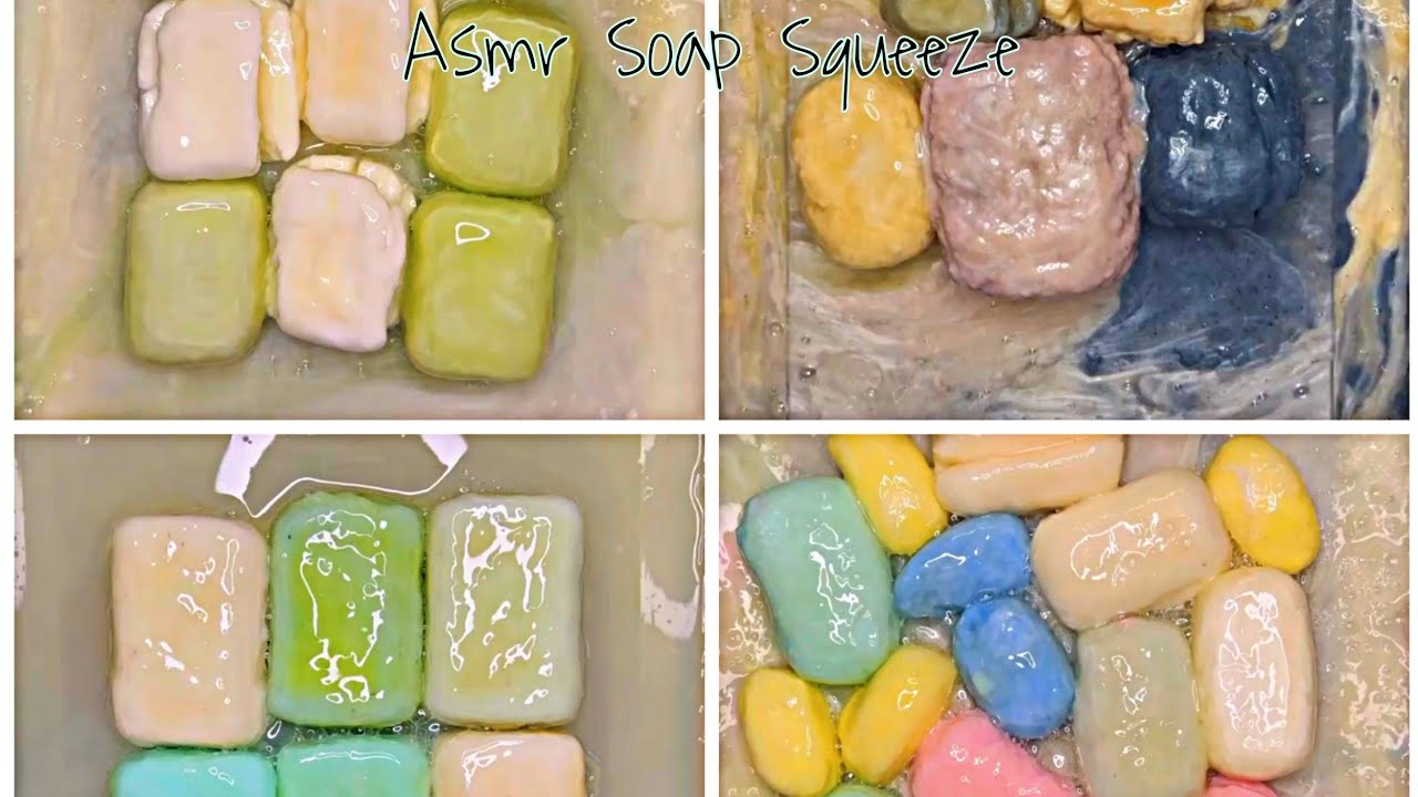 Asmr mushy soap