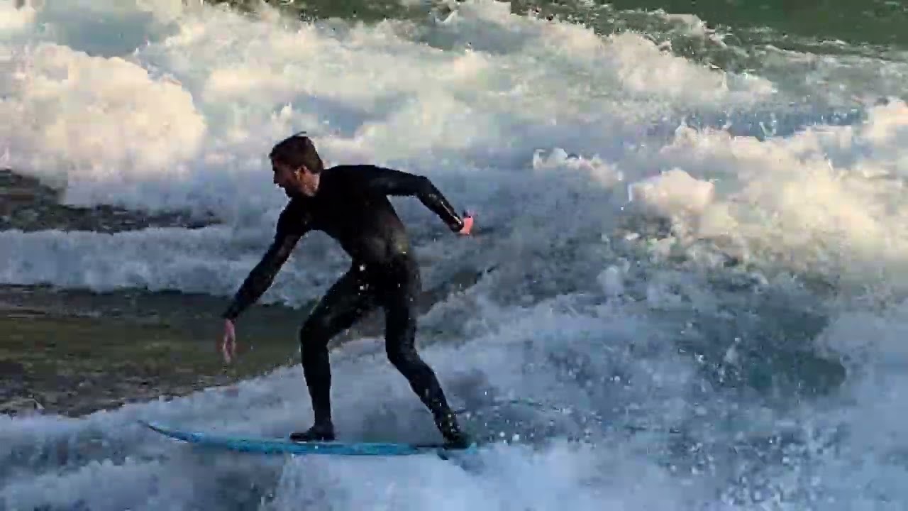 Untere Aare-Schleuse Thun: Tanzen auf dem Wasser