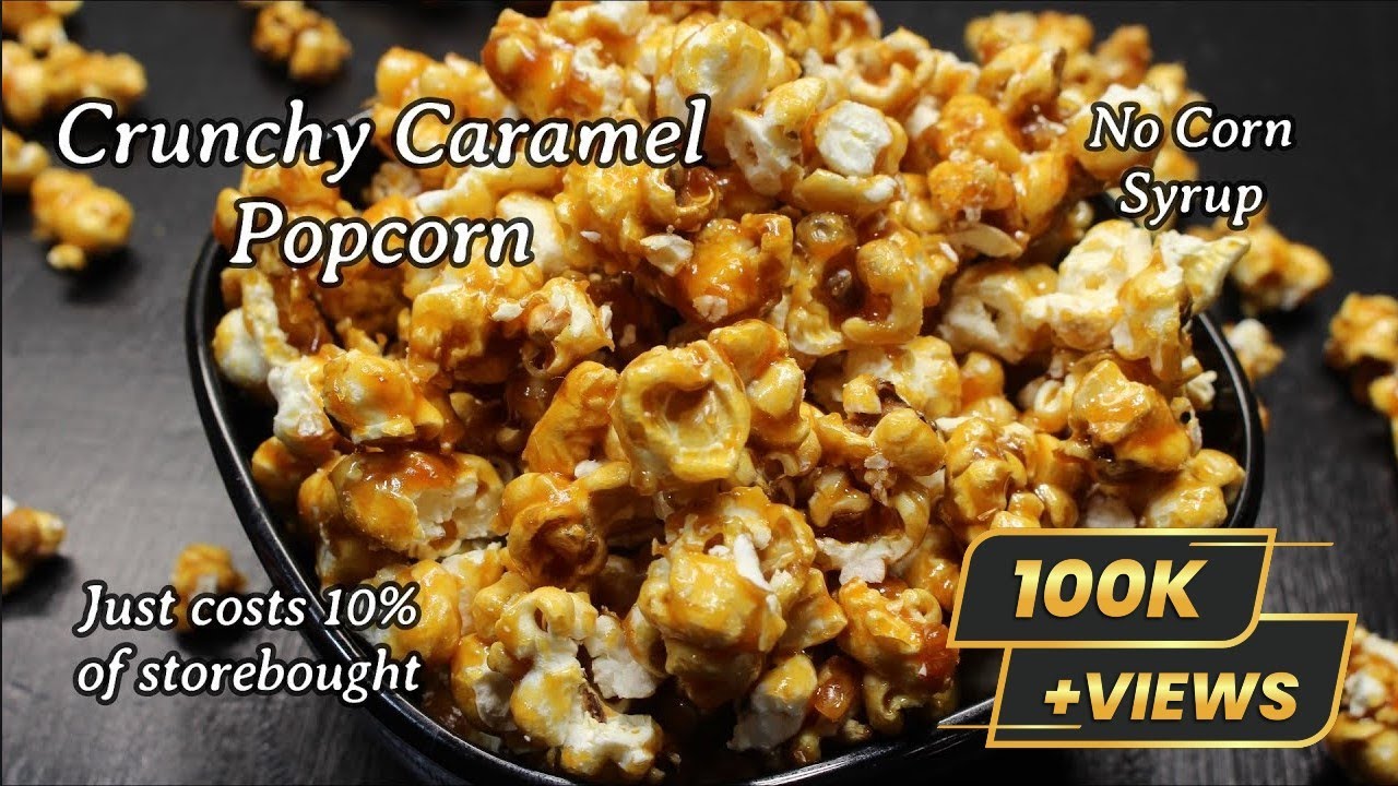 Perfect Crunchy Caramel Popcorn (No Corn Syrup!) | 4 Ingredients + Easy Tips