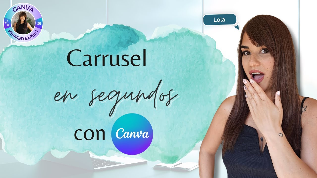 Tu próximo carrusel lo diseña la IA 🤖 de Canva 💙 ¡y queda brutal! 😱