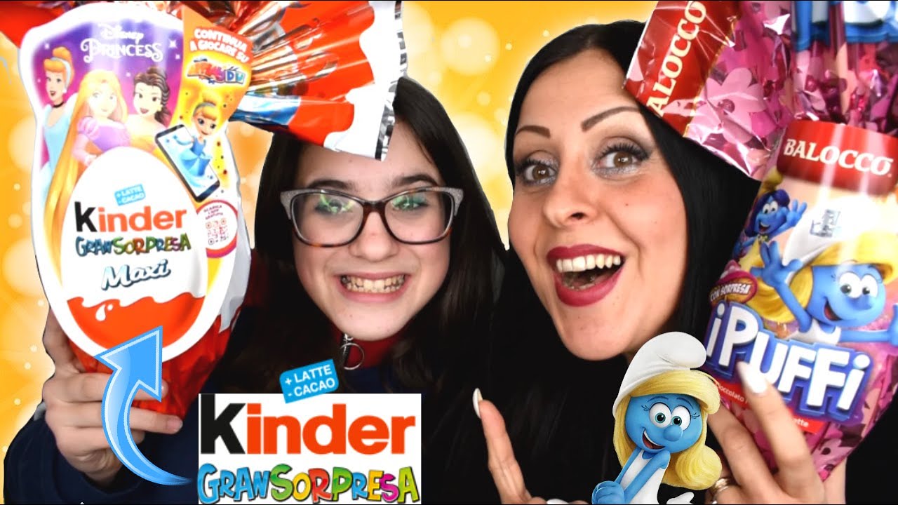 APRIAMO L'uovo KINDER delle PRINCIPESSE! E quello dei PUFFI 2022!! NO Comment🤣! || BARBARA DOMINICI💖