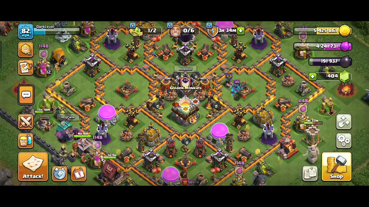 මේ සිග්නල් නම් එපා වෙනවා.   #clashofclans 