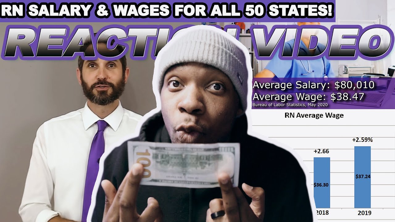 THEY AIN'T PAYING NURSES S#%T | RN Salary & Wages for All 50 States REACTION