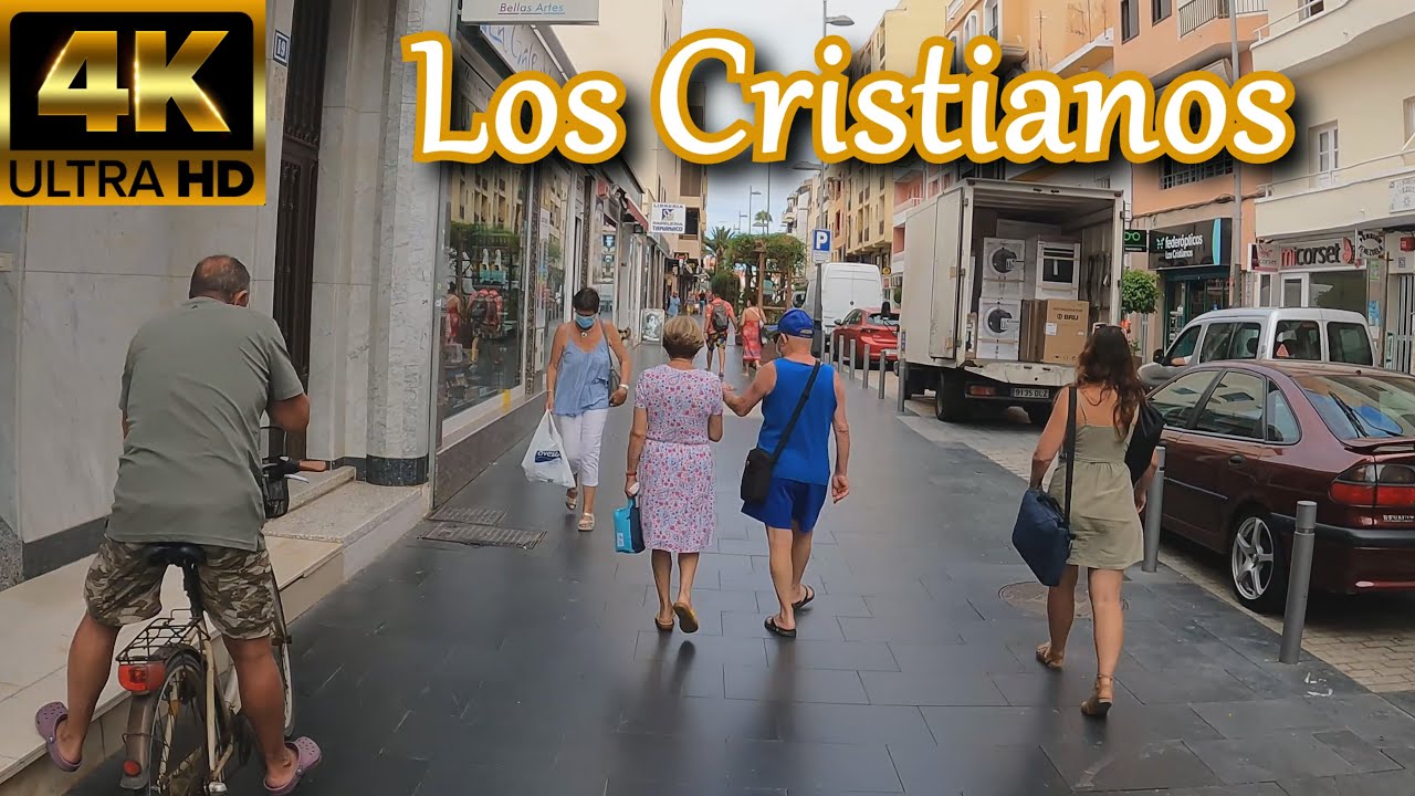 TENERIFE | Avenida de Suecia [Los Cristianos] This is how it looks now🤔 Aug 2021 | Walking Tour [4K]