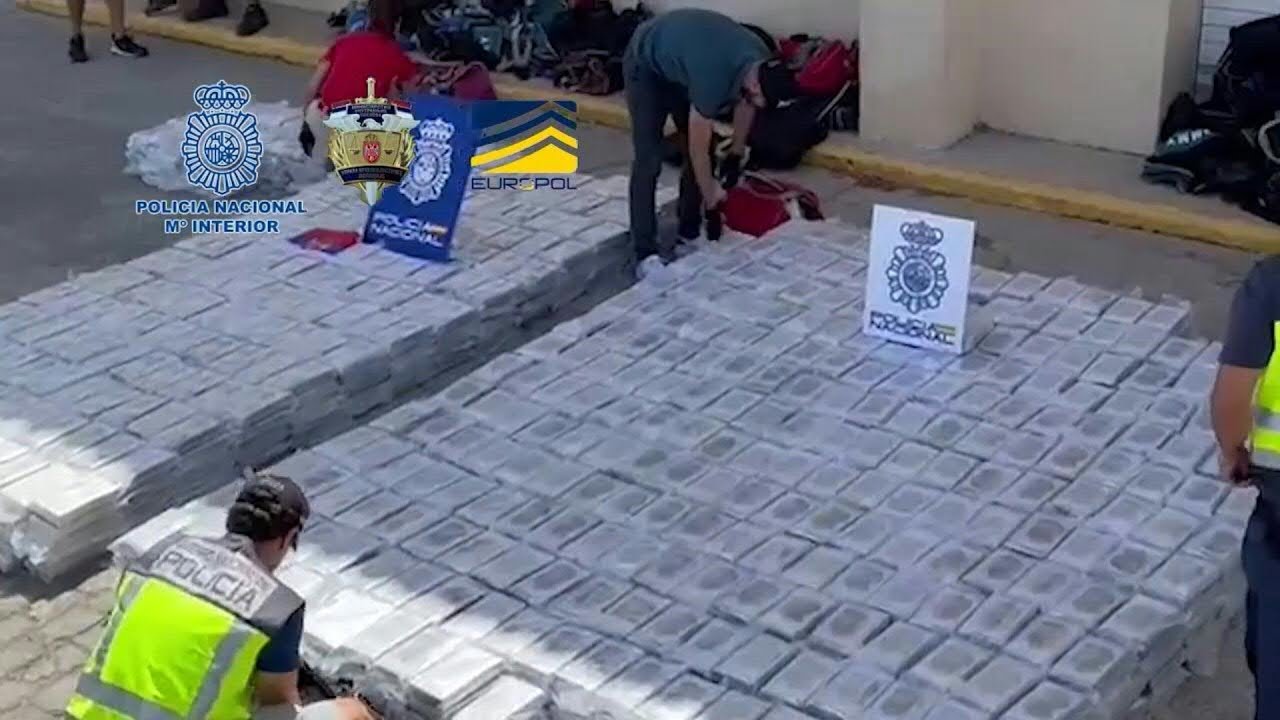 Polícia espanhola apreende 2,7 toneladas de cocaína | AFP