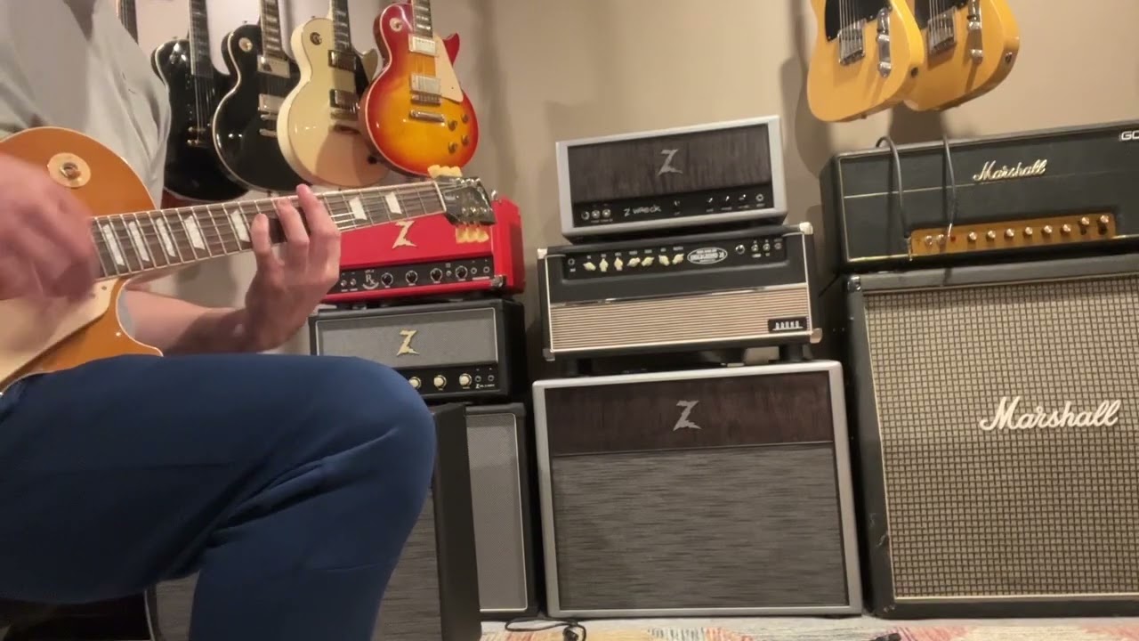 Dr Z - Z Wreck Jr with Les Paul - Straight in gain