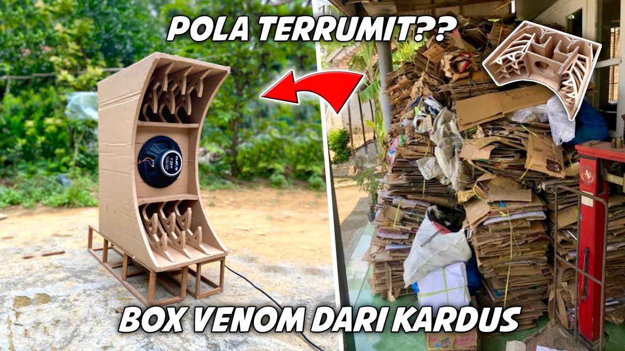 INI YANG PALING SANGAR ‼️ Bikin box VENOM dari kardus