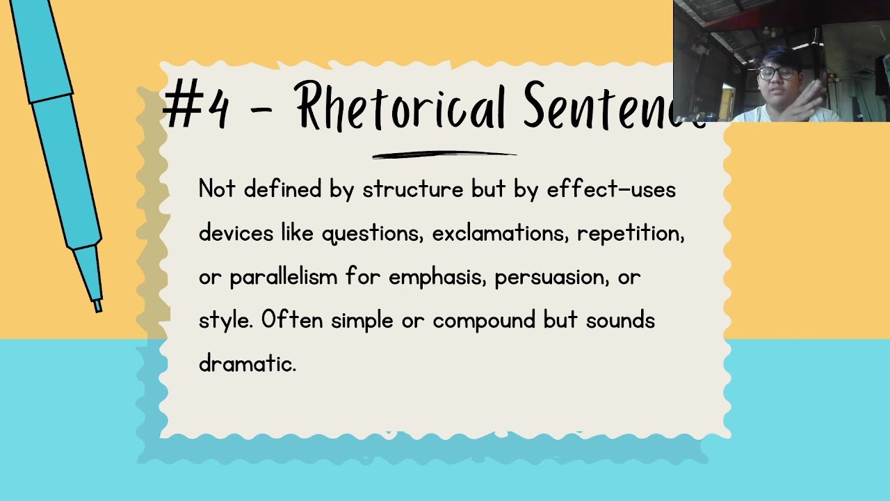 IGCSE - English Language B ( writing ) - Types of Sentences - Full lesson explanation