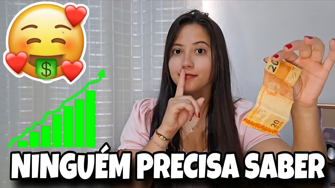 NINGU&Eacute;M PRECISA SABER QUE TA JUNTANDO DINHEIRO ✅️💲