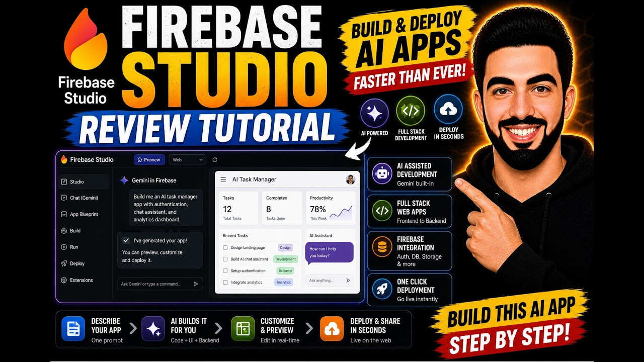 Firebase Studio Review Tutorial | Building an AI App With Firebase Studio